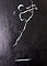 'Line dancer num 1'. Mixed media (Oil & acrylic). 1 x .85m (approx)